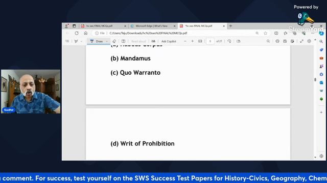 MCQ Test - History and Civics | ICSE Class 10 | Understanding and Application-based | Sudhir Sir смотреть онлайн