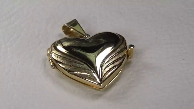 Heart Locket 22mm 14kt yellow смотреть онлайн