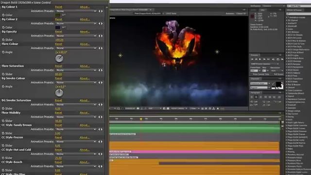 After Effects project - Dragon Fire Logo Reveal смотреть онлайн