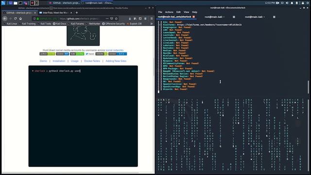 Trouver les profils d'un utilisateur avec SHERLOCK смотреть онлайн