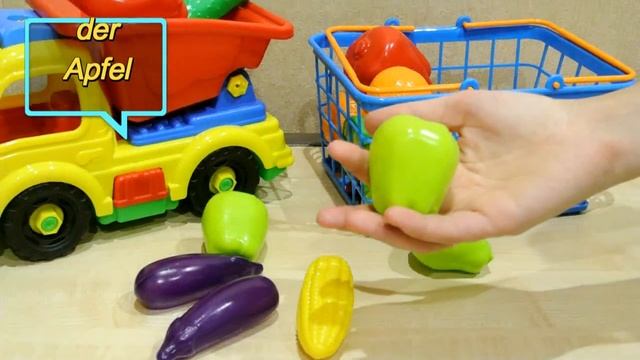 Deutsch Für Kinder Gemüse Und Obst Овощи и фрукты на немецком