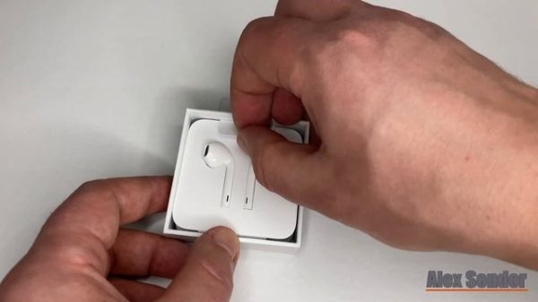 Распаковка EarPods 3,5 mm jack