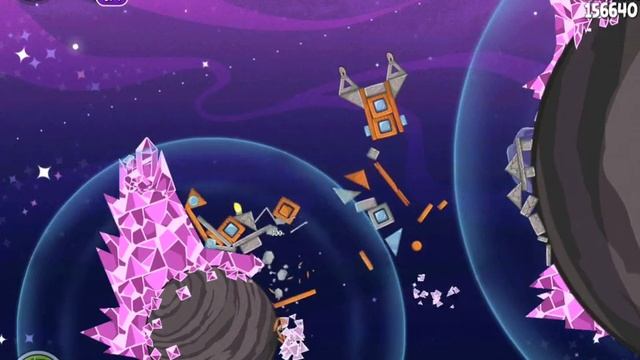 Angry Birds Space Cosmic Crystals 7-28 Walkthrough 3 Star смотреть онлайн