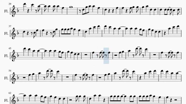 Flute Sheet Music: How to play South of the Border by Ed Sheeran ft Camila Cabello and Cardi B смотреть онлайн