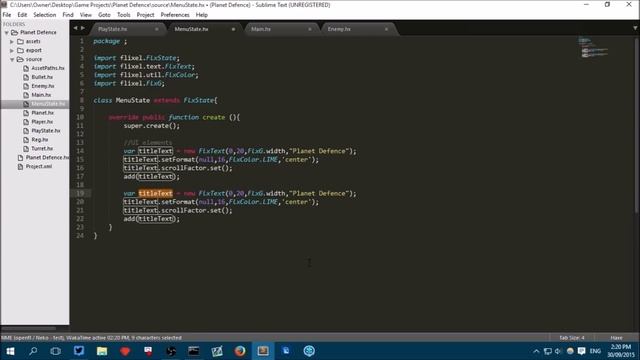 How to make a Planet Defence game #8 - Main Menu смотреть онлайн