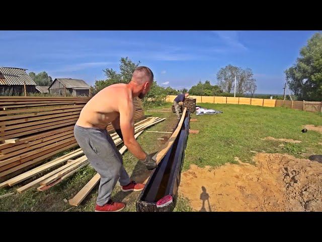 ПРОПИТАЛИ 9 ТОНН ДОСОК АНТИСЕПТИКОМ. ЧТО ФУНДАМЕНТОМ? смотреть онлайн