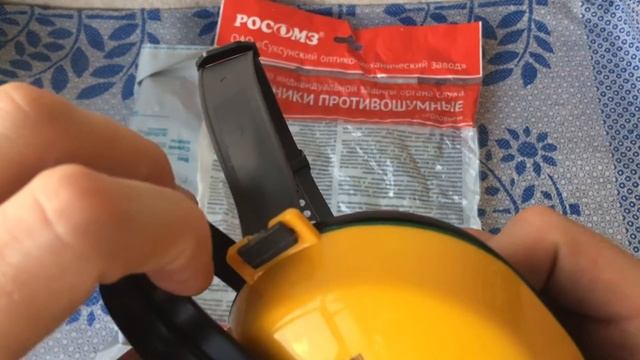 Наушники противошумовые РОСОМЗ СОМЗ-3 Пума из Яндекс Маркета.   Обзор и примерка.