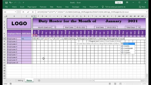 #163-How to Create an Automatic Shift Schedule in Excel | Step-by-Step Duty Roster Tutorial смотреть онлайн