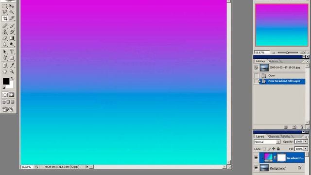 Фотошоп - Градиентная заливка смотреть онлайн
