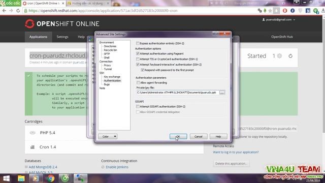 [Vina4U Team] Hướng Dẫn Install Và Dùng Cronjob Openshift смотреть онлайн