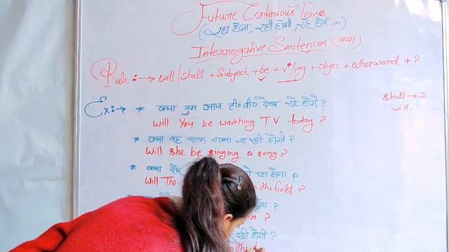 Future Continuous Tense, Interrogative & Negative Sentences смотреть онлайн