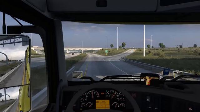 American Truck Simulator - Driving a used Volvo VNL 2014 смотреть онлайн