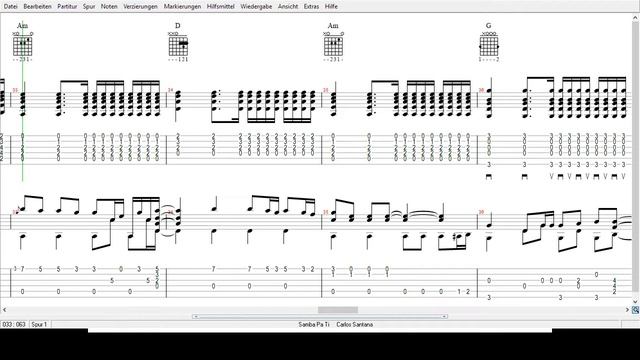 Carlos Santana - Samba Pa Ti - Tabs смотреть онлайн