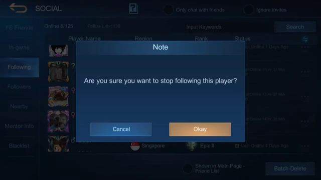 3 ways to unfollowing friends on mobile legends смотреть онлайн