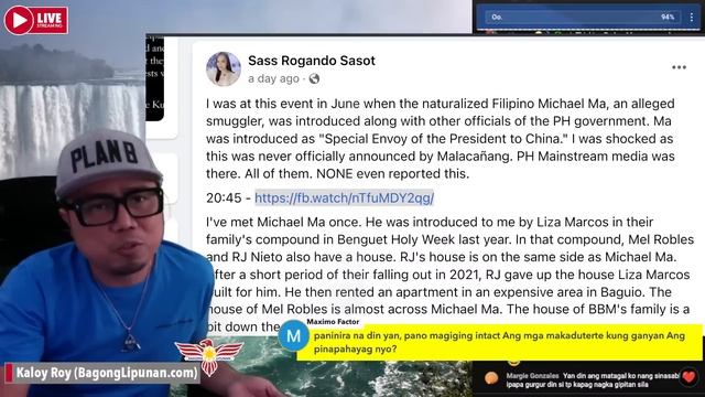 SINO SA BUHAY NI LIZA MARCOS SI MICHAEL MA? BAKIT NILIHIM NI BBM? [516] смотреть онлайн