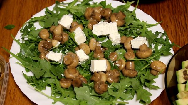 Праздничный салат с рукколой за 7 минут смотреть онлайн