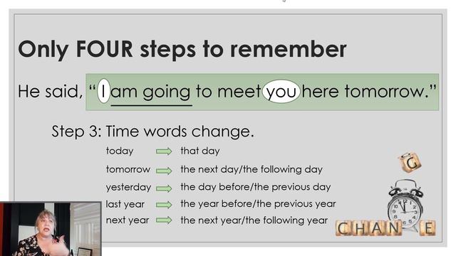 HOW TO REWRITE STATEMENTS IN PAST TENSE REPORTED SPEECH/INDIRECT SPEECH смотреть онлайн