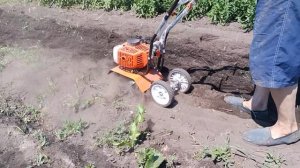 Работа мототяпки