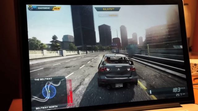 Need For Speed: Most Wanted on Macbook Pro Retina (15 inch) Bootcamp смотреть онлайн