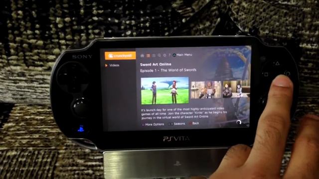 Watch Anime On Playstation Vita - Crunchyroll App Review