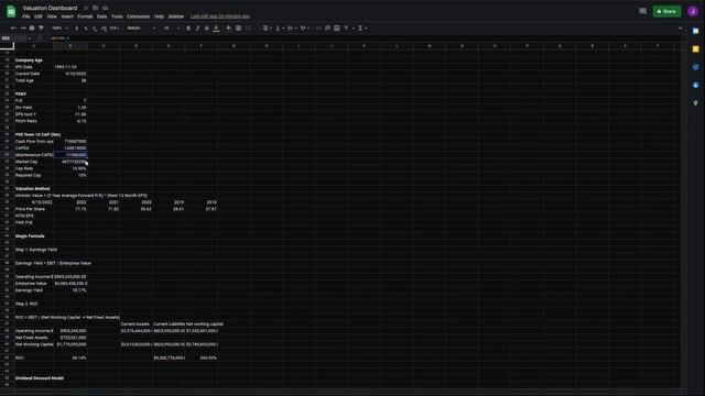 Dividend Search & Screen Using Google Sheets (or Excel) for the Week Ahead смотреть онлайн