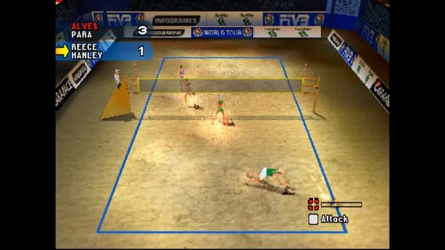 Power Spike Pro_Beach_Volleyball Gameplay psx смотреть онлайн