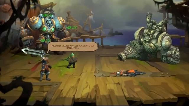 Battle Chasers: Nightwar[Прохождение #9] Хламоград (Босс) смотреть онлайн