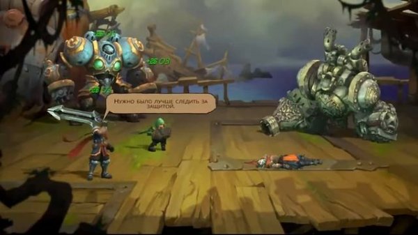 Battle Chasers: Nightwar[Прохождение #9] Хламоград (Босс)