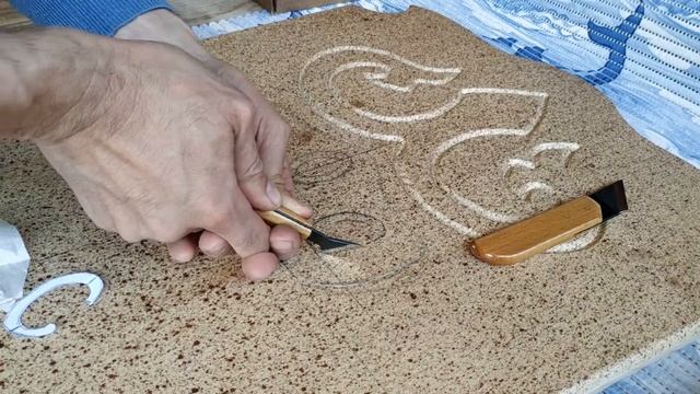 резьба по дереву мой первый опыт. wood carving first work смотреть онлайн