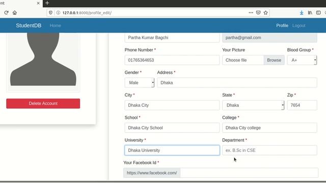 Python Django and SQLite Project on StudentDatabase смотреть онлайн