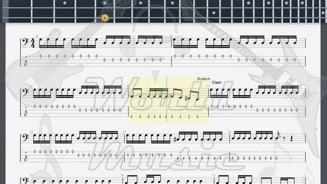 Helloween Future World BASS GUITAR TAB смотреть онлайн