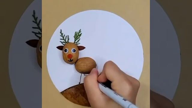 милые олени. осенние поделки смотреть онлайн