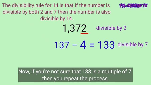 DIVISIBILITY RULE FOR 14 смотреть онлайн