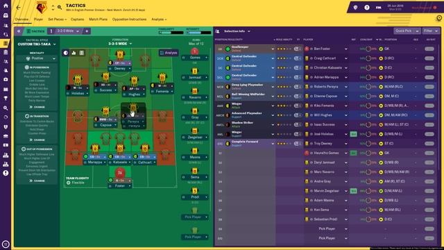 Playing With 3 Defenders - Football Manager 2019 Tactics Guide #FM19 смотреть онлайн
