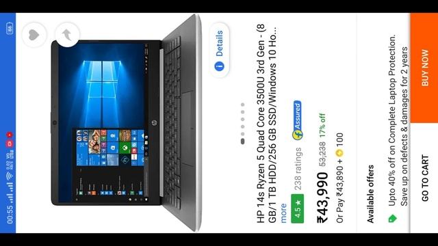 HP 14s DK0093AU only for ₹43,990 in Flipkart Big Diwali Sale ??| Maza aagaya??| Diwali Sale Offers✔ смотреть онлайн