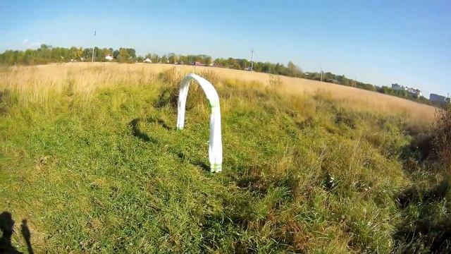 Пролёты на самолётах в самодельные ворота для Drone Racing'a. смотреть онлайн
