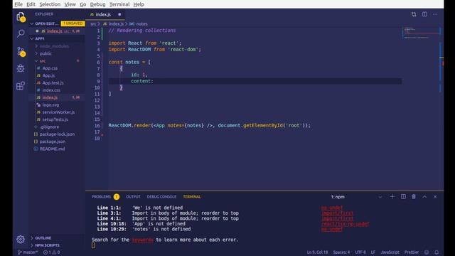 Reactjs rendering collections смотреть онлайн