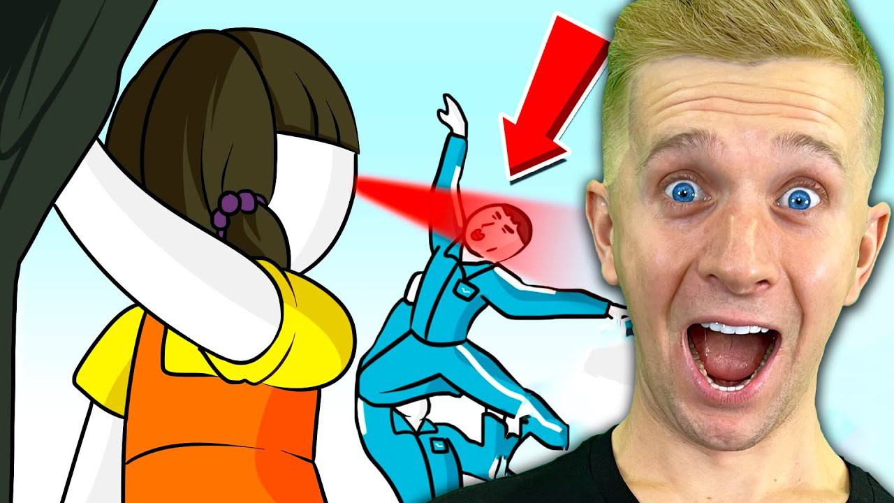 РЖУ не МОГУ! РЕАКЦИЯ на ИГРЫ в КАЛЬМАРА АНИМАЦИЯ! смотреть онлайн