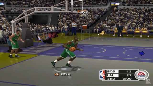 NBA Live 2003 - LA Lakers Vs Boston Celtics (4K60fps)