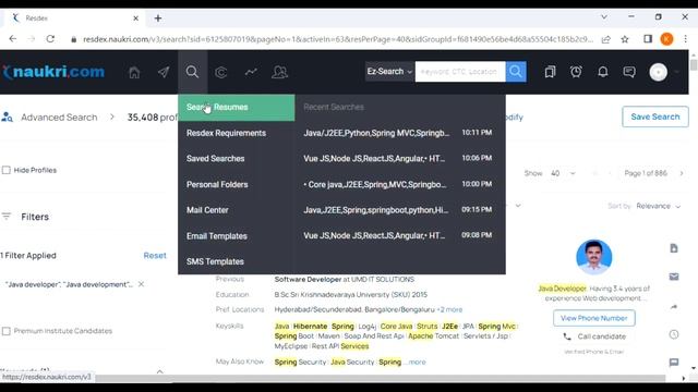 How to find exact profiles on naukri.com for IT positions such as Developers, Testers & Architects? смотреть онлайн