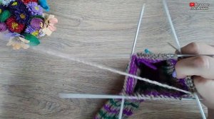 МК Как вязать мысок носка спицами, два варианта Как это делаю я