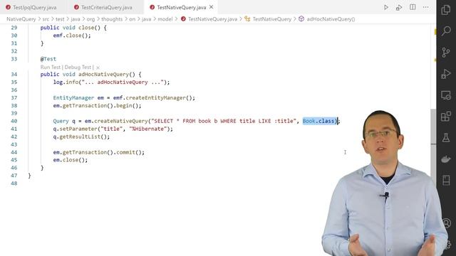 Hibernate Query API смотреть онлайн