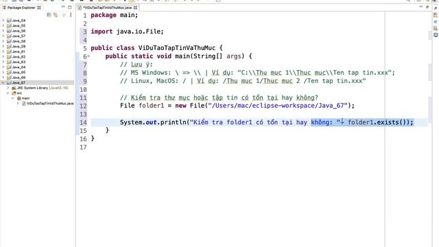 Java 67. Cách lập trình tạo tập tin và thư mục trong Java смотреть онлайн