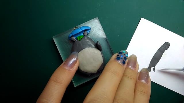 Тоторо из пластики • мастер-класс • polumer clay • DIY смотреть онлайн