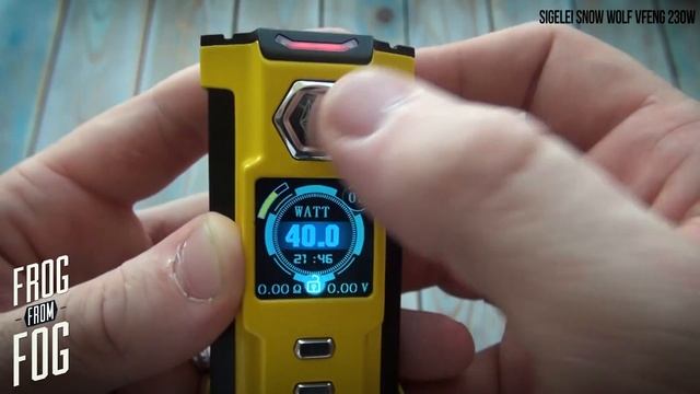 Sigelei Snow Wolf Vfeng 230W от ave40.com. Красивый, желтый... смотреть онлайн