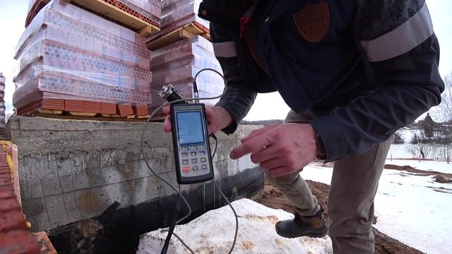 Просели и треснули "полы по грунту" - обследование фундамента в Кп Речной смотреть онлайн