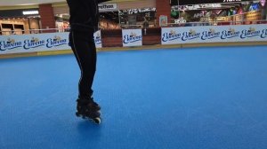 Обучалка от Маши ,,подводяшки" Как кататься на роликах на носках и пятках.