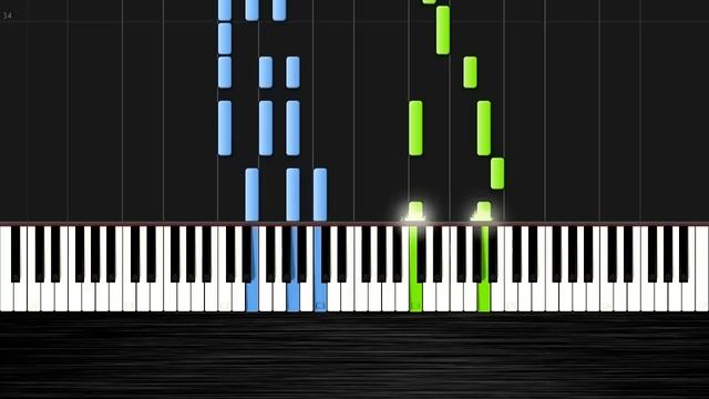 Sam Smith - Stay With Me - Piano Tutorial by PlutaX - Synthesia смотреть онлайн