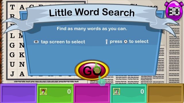 Word Party™ for Wii U - Little Word Search minigame смотреть онлайн