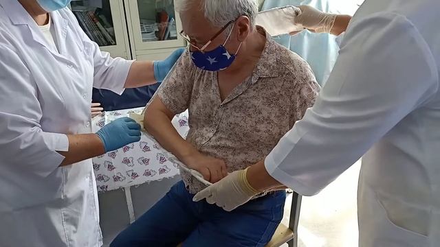 Наложение шины Крамера на плечевую кость смотреть онлайн